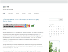Tablet Screenshot of ourivf.com